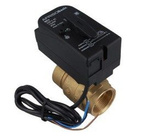 2-drogowy zawór kulowy z siłownikiem BEV, DN32, Rp1 1/4", Kvs 100 m3/h, 230 V AC, NC
