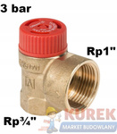 AFRISO MS ZAWÓR BEZPIECZEŃSTWA 3/4"X1" 3 BAR