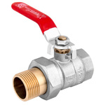 PERFEXIM KUREK KULOWY 1/2" WZ PN 30 RĄCZKA ZE ŚRUB