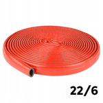 KFLEX OTULINA ISOL PE RED 22/6  10M KRĄŻEK (220MB)