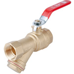 PERFEXIM KUREK KULOWY Z FILTREM SKOŚNYM 3/4" PN 30