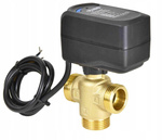 IBO MIX2 Zawór 3D Przełączający 1" DN25 z Siłownikiem KVS 8 m3/h 