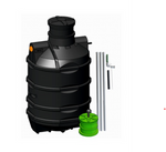 Oczyszczalnia ścieków Bio Easy Flow P9 + zestaw poletko (2 - 9 osób)