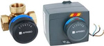Zestaw regulacyjny ProClick: 3-drogowy obrotowy zawór mieszający ARV 385 Vario ProClick, DN32, Rp1 1/4", Kvs 7,5-19 + siłownik elektryczny ARM 343 ProClick