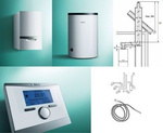 PAKIET Kocioł ecoTEC plus VC 306/5-5 + zasobnik VIH R 150 + regulator multiMATIC 700f bezprzewodowy + zestaw kominowy (wyprowadzenie w szacht) + zestaw przyłączeniowy zasobnika