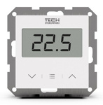 TECH F-12b przewodowy regulator pokojowy z pomiarem wilgotności 