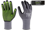 Rękawice robocze nylonowe Nitrile Flex Dots 10" STALCO Perfect